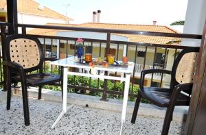 Balkón nebo terasa v ubytování Pension Marina