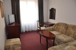 TV a/nebo společenská místnost v ubytování Wellness Hotel Haná