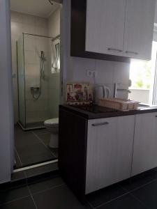 A kitchen or kitchenette at Apartments Lukrecia