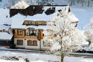 Hotel Gasthaus Hirschen im Hochschwarzwald Todtnau nahe Feldberg v zimě