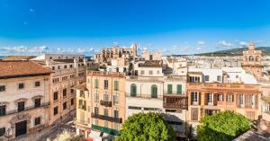 A general view of Palma de Mallorca or a view of the city taken from a szállodákat