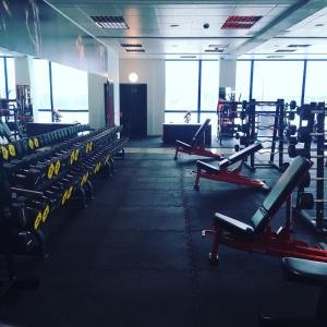 Fitness centrum a/nebo fitness zařízení v ubytování OC Panorama