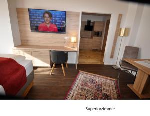 TV a/nebo společenská místnost v ubytování Hotel Martina