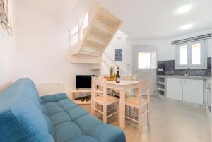Kuchyň nebo kuchyňský kout v ubytování Crystal Villas Santorini