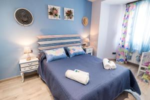 Postel nebo postele na pokoji v ubytování Apartamento Las Suertes