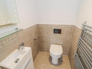 ウィットビーにあるEvening Star Engine Shedのトイレと洗面台付きのバスルーム +7枚の写真