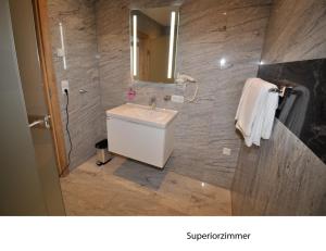 Koupelna v ubytování Hotel Martina