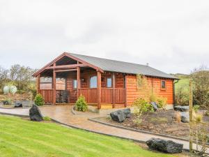 Zahrada ubytování Alken Cabin