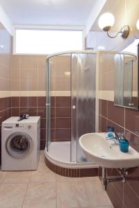Kúpeľňa v ubytovaní Modern Apartment Navrátilova II