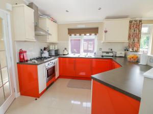 Køkken eller tekøkken på Booster's Lodge + 7 billeder