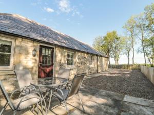 Bygningen som feriehuset ligger i