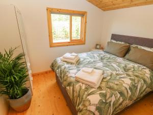 Un pat sau paturi într-o cameră la Willow Lodge