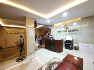 The lobby or reception area at Truong Giang Hotel