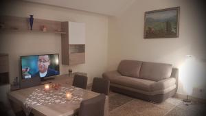 Zona d'estar a Casa Vacanze Simona vicino a Piazza Navona