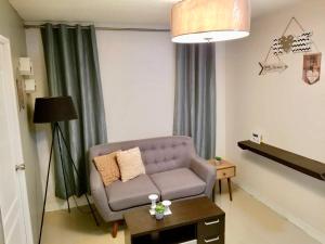 Posezení v ubytování Super Cute Hampton Suites