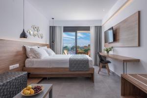 Postel nebo postele na pokoji v ubytování Dandelion Suites