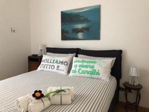 Posteľ alebo postele v izbe v ubytovaní Casetta incantata charme