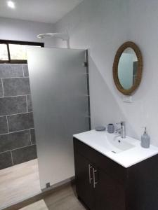 Koupelna v ubytování Villa Sueño Potrero