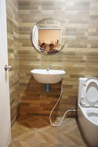 Koupelna v ubytování Khoksametchun Hostel
