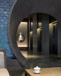 Posezení v ubytování Joya Shanghai Xujiahui Hotel