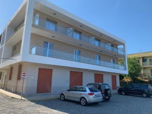 Budova, kde se aparthotel nachází