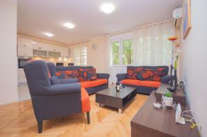 Гостиная зона в Apartment Nikolic Kotor