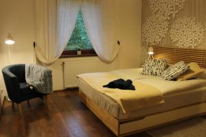 Posteľ alebo postele v izbe v ubytovaní Apartament Kolorowy pod Śnieżką