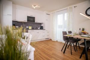 Kuchyňa alebo kuchynka v ubytovaní Cityapartment Dornbirn 50 qm