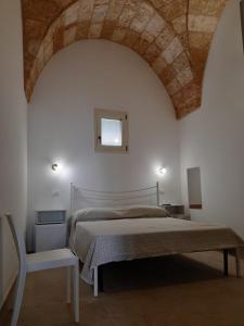 Postel nebo postele na pokoji v ubytování TORRE SUL MARE affittacamere Ugento