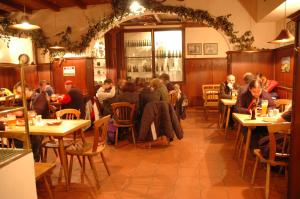 A restaurant or other place to eat at Hotel Pegas Brno