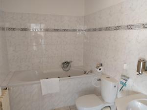 Koupelna v ubytování Hotel Isora