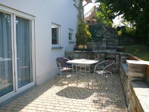 Un patio o zona al aire libre en Ferienwohnung Welz