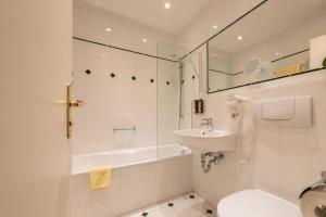 Koupelna v ubytování Hotel Vollmann