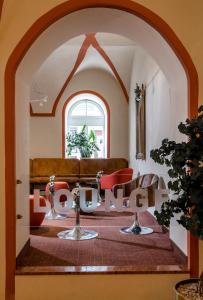 Posezení v ubytování Hotel am Mirabellplatz