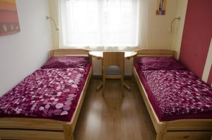 Postel nebo postele na pokoji v ubytování Ubytování Bor