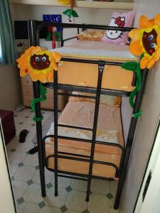 A bed or beds in a room at La casa di Nonn'Anna