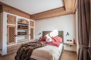 Postel nebo postele na pokoji v ubytování Chalet Mattias