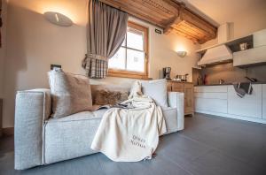 Kuchyň nebo kuchyňský kout v ubytování Chalet Mattias