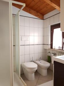Koupelna v ubytování BovioBed B&B