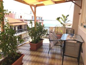 A balcony or terrace at Marisia Apartment II