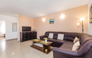 TV a/nebo společenská místnost v ubytování Apartments Duplic