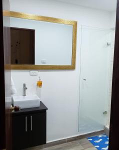 Ванная комната в Apartamento el eden