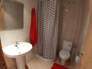 Koupelna v ubytování Acrópolis Vidaber