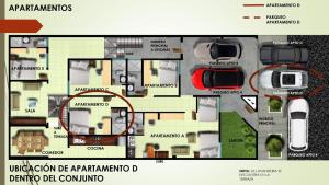 مخطط طوابق Apartments and Rooms Distecon