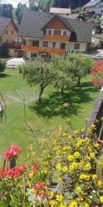 Zahrada ubytování Apartma Arh