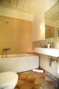 Koupelna v ubytování Urania Luxury Villa Geofos