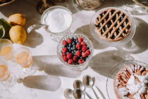 Food at or somewhere near the bed & breakfast 