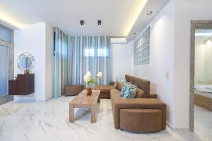 Posezení v ubytování Eridon Suites
