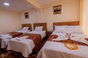 Katil atau katil-katil dalam bilik di Quechua Hostal Recoleta