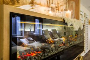 Posezení v ubytování Alpenwellnesshotel Gasteigerhof